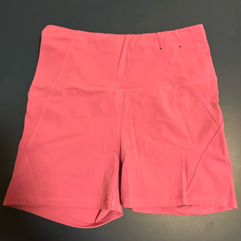 Women's Pink Spandex Shorts